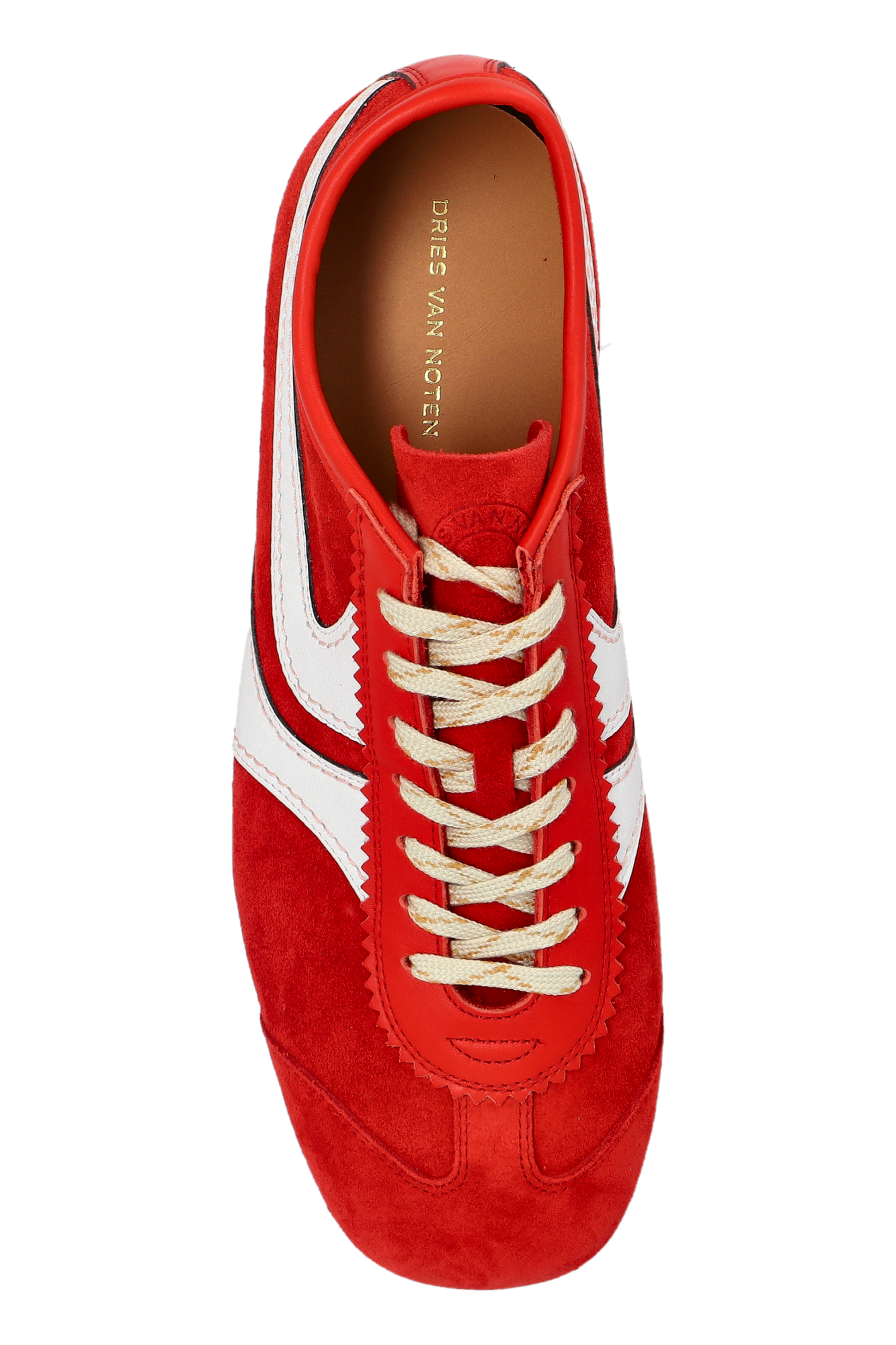 Red Leather sports shoes Dries Van Noten - Vitkac Canada